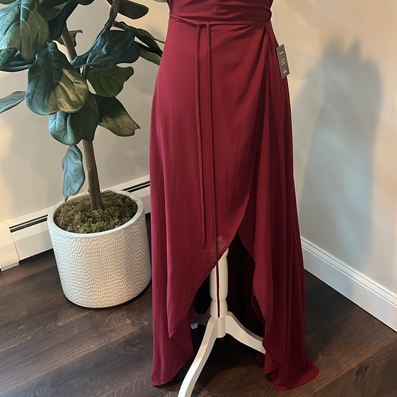 NWT Lulus Wrap Maxi Dress, size XS - Picture 3 of 6